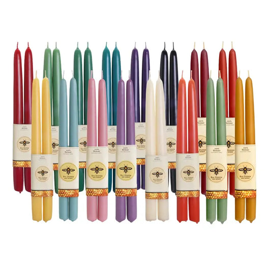 Beeswax Taper Candle Set
