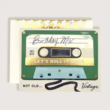 Birthday Cassette Card