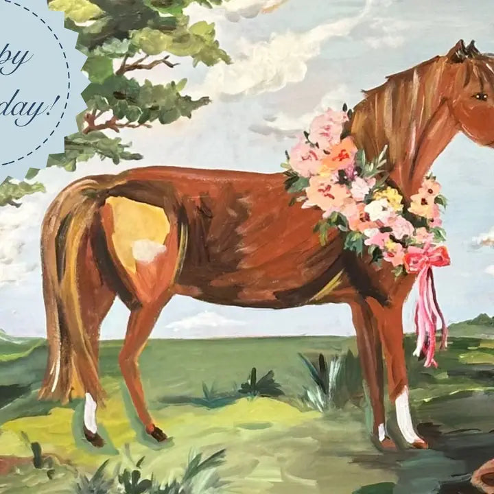 Pony Club Birthday Greeting Card