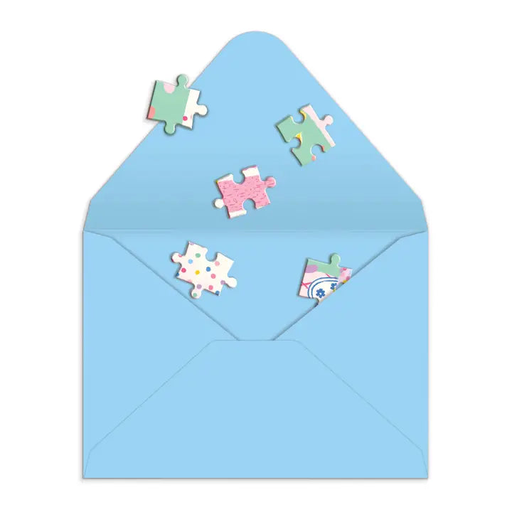 Confetti Birthday Puzzle Card
