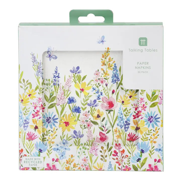Floral Paper Napkins