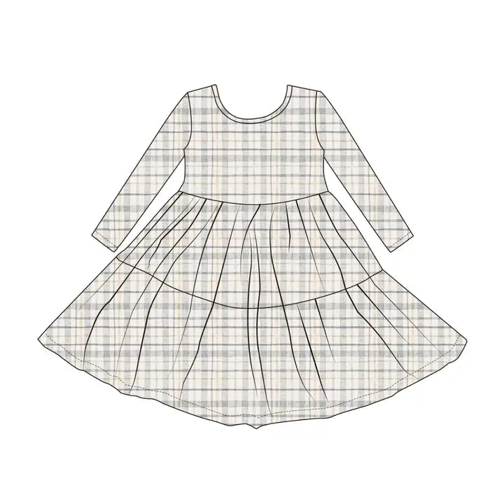 Long Sleeve Twirl Dress