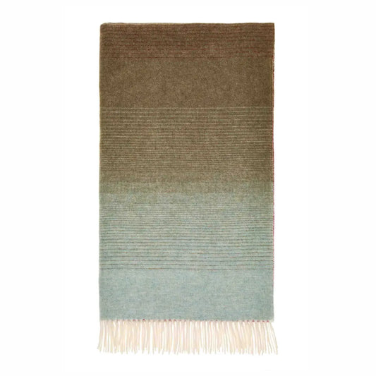Ombre Stripe Merino Lambswool Throw