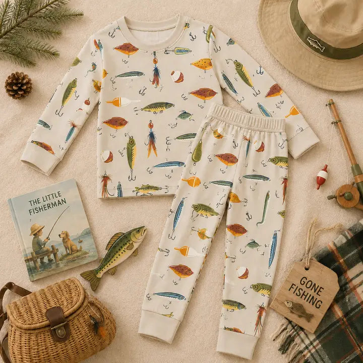 Gone Fishing Pajama Set