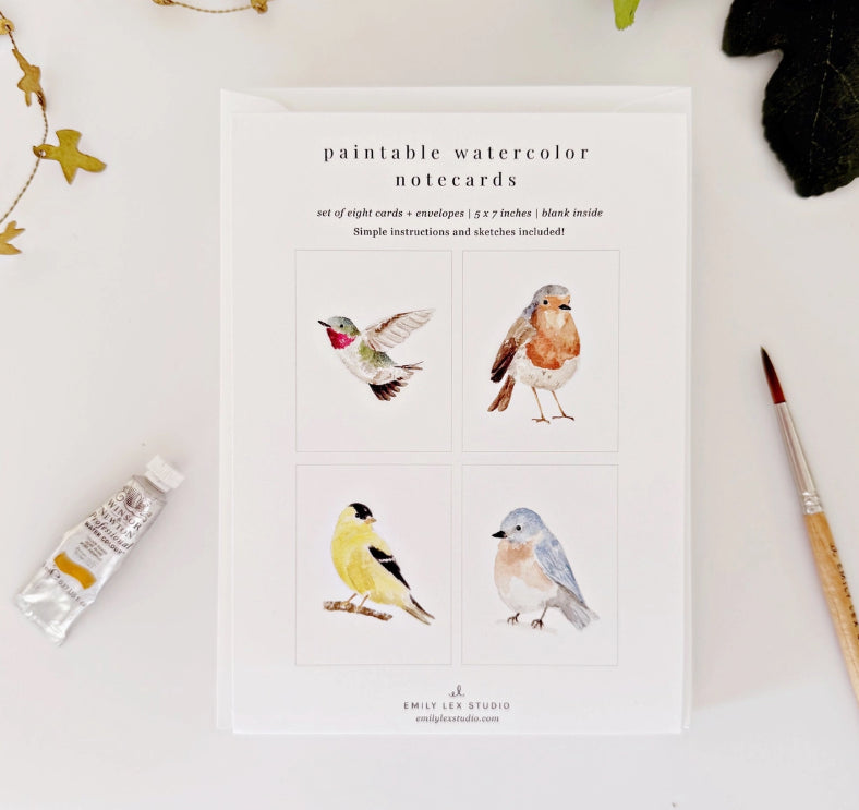 Paintable Notecards