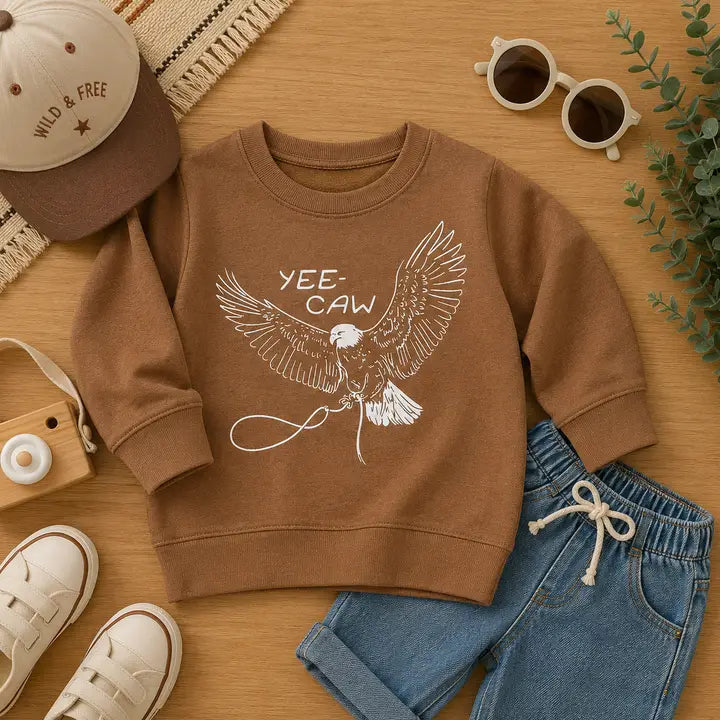 Yee Caw Fleece Crewneck