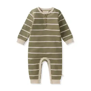 Henley Baby Boy Jumpsuit
