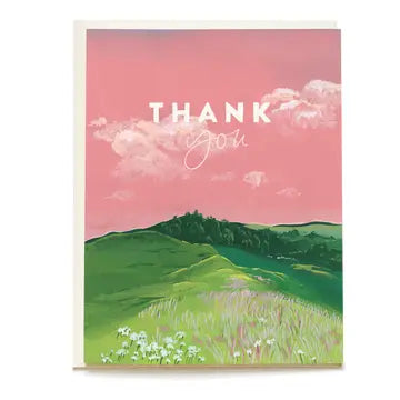 Rolling Hills Thank You Card