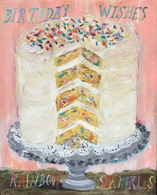 Rainbow Sprinkles Bday Card
