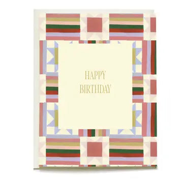 Patchwork Bday Card