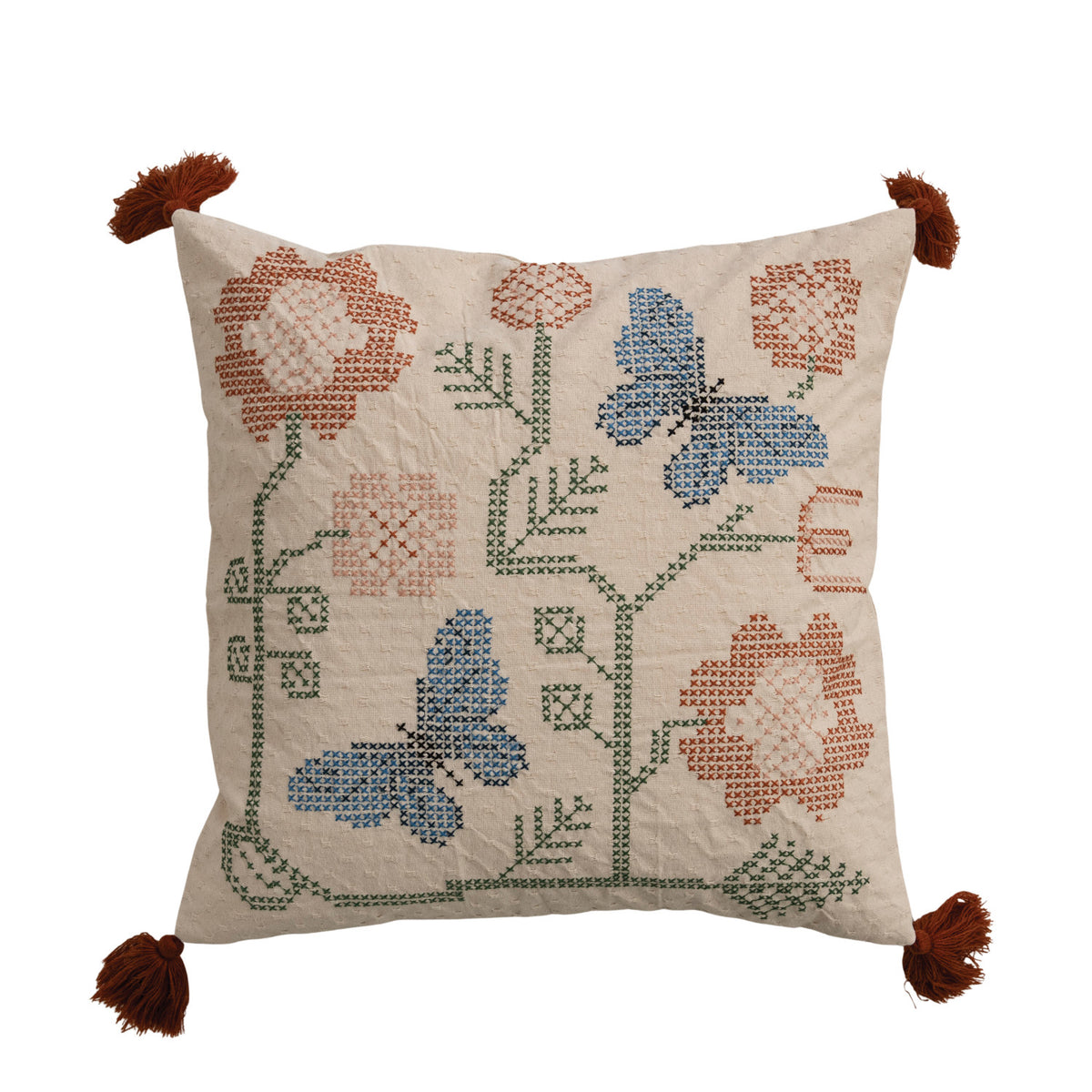 Butterfly Stitch Pillow