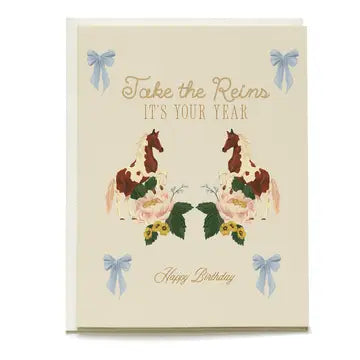 Take The Reins Bday Card