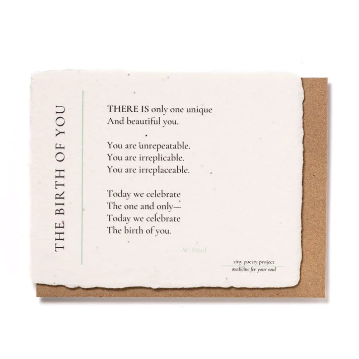 Plantable Wildflower Card