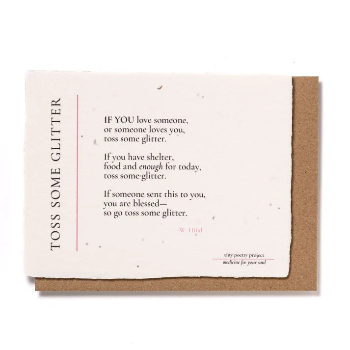 Plantable Wildflower Card