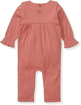 Baby Girls Romper - Terracotta