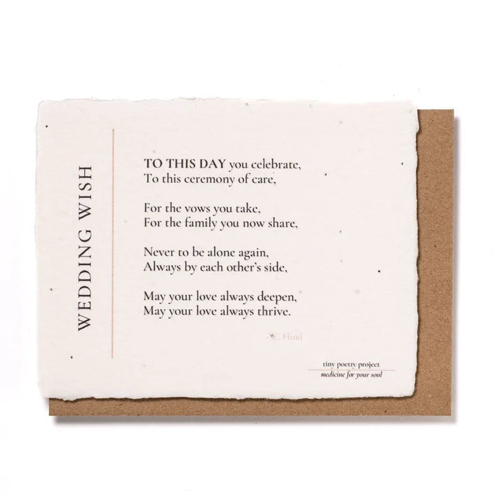 Plantable Wildflower Card