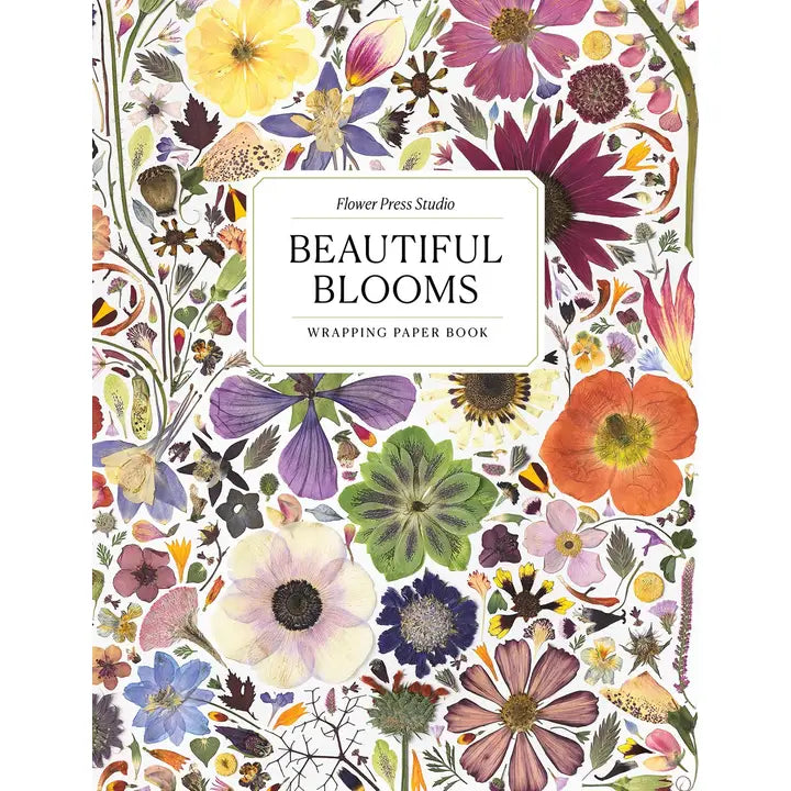 Beautiful Blooms Wrapping Paper Book